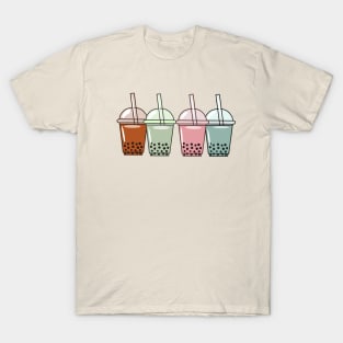 Bubble tea cartoon illustration T-Shirt